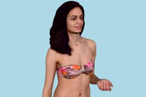 Fernanda Posed Swimwear Swimwear, Swimwear-bundle, posed, girl, female, woman, summer, beach, scanned, people, renderpeople